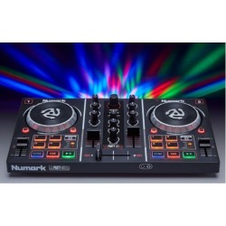 NUMARK PARTY MIX LIVE CONTROLADOR COM COLUNAS E LUZES LED