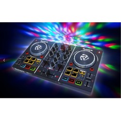 NUMARK PARTY MIX LIVE CONTROLADOR COM COLUNAS E LUZES LED