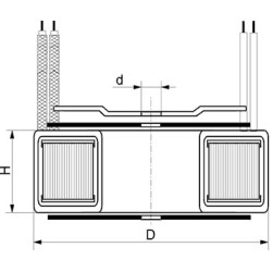 TRANSFORMADOR TOROIDAL 230V 12V 200VA