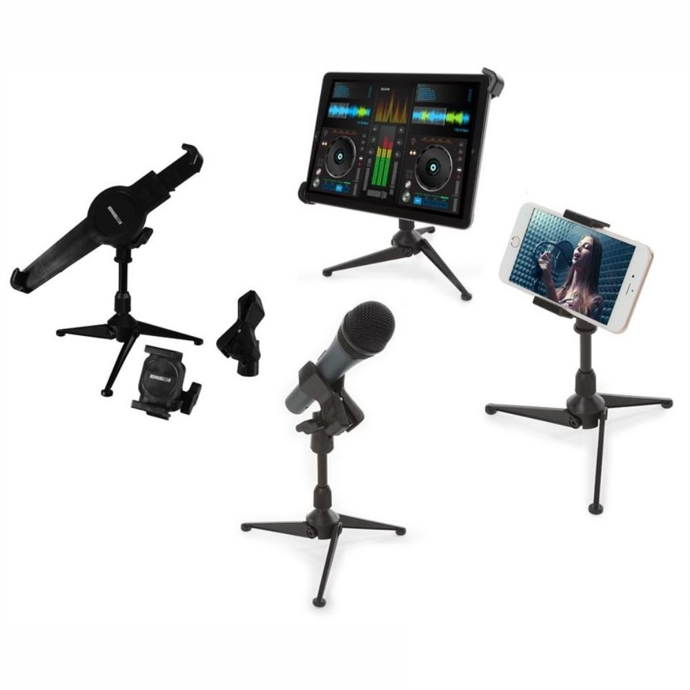 SUPORTE MESA PARA MICROFONE / SMARTPHONE / TABLET