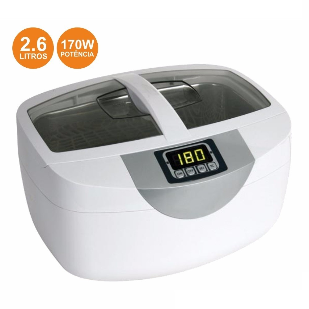 EQUIPAMENTO LIMPEZA ULTRASONICO 2.6L VELLEMAN