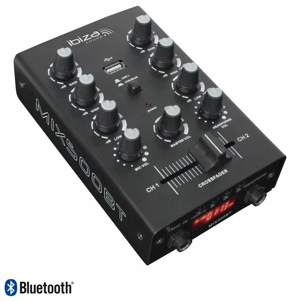MESA MISTURA 2 CANAIS REC + BLUETOOTH IBIZA