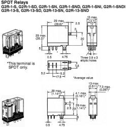 RELE 24V 10A 1 INVERSOR
