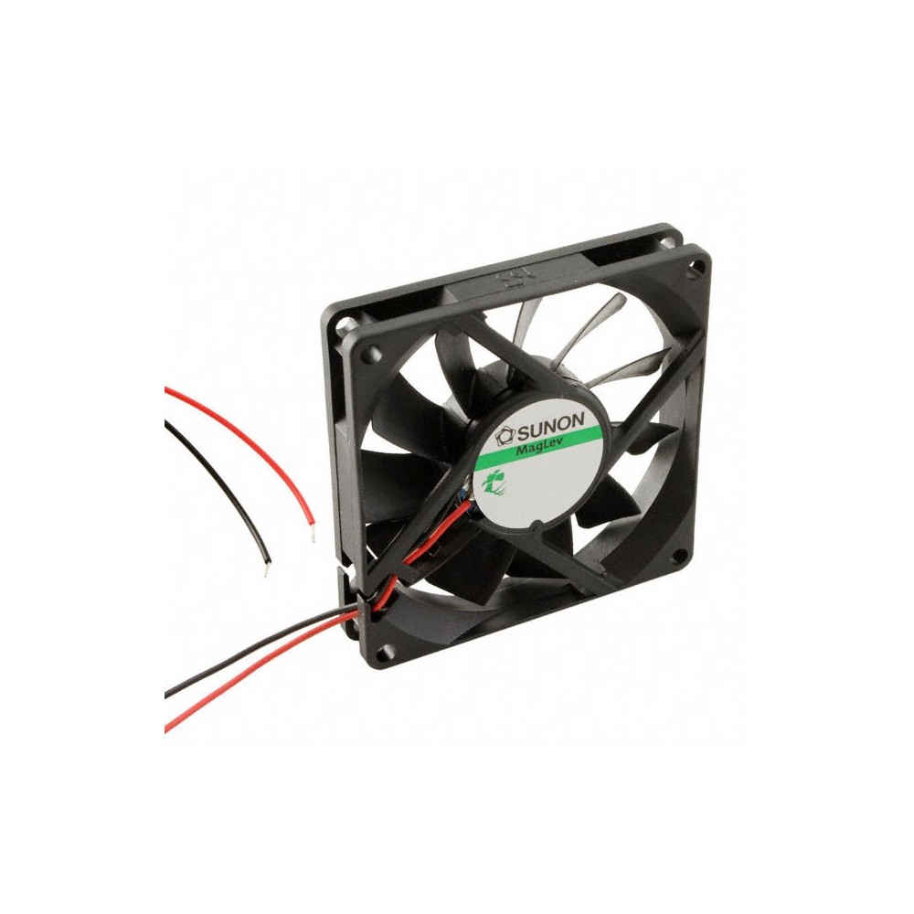 VENTILADOR 12VDC 80X80X15mm  62,86m3/h 34,7dbA | SUNON
