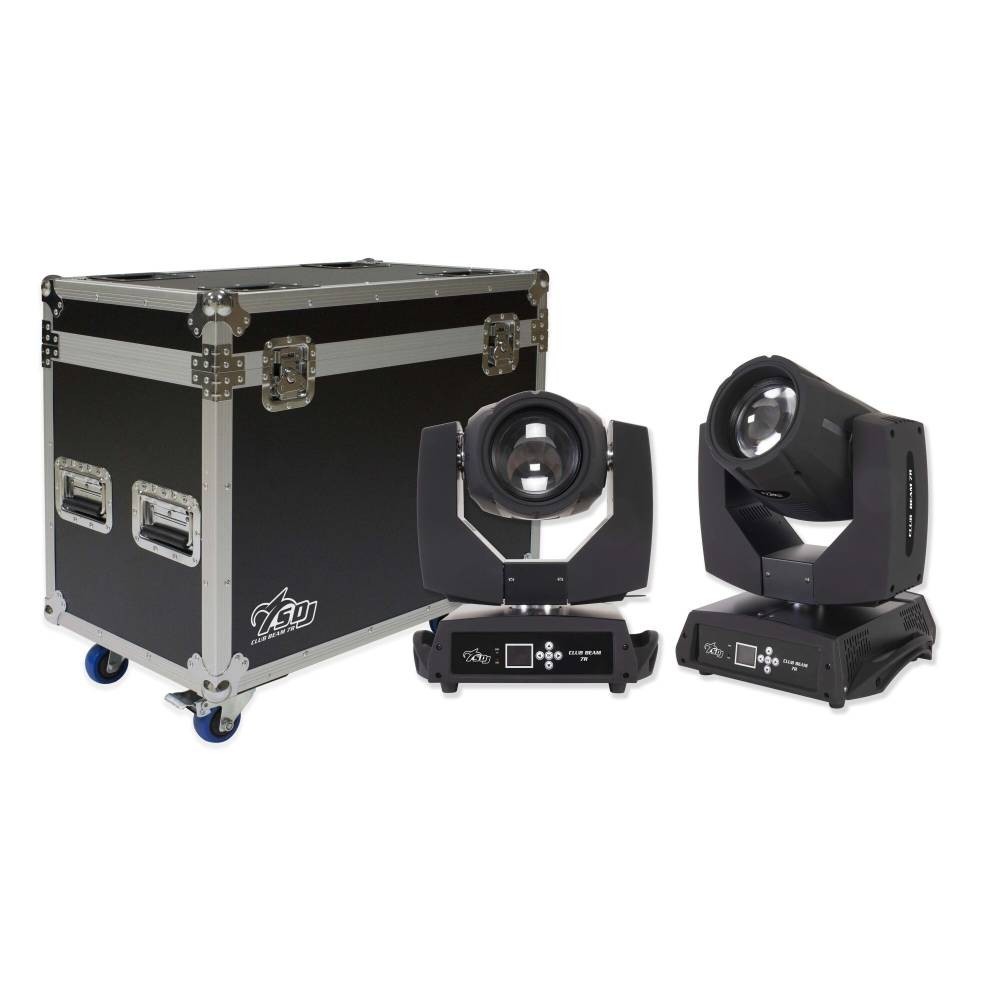 KIT MOVING HEAD 2 x BEAM 7R COM CASE