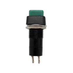 INTERRUPTOR ON-OFF QUADRADO PLASTICO VERDE