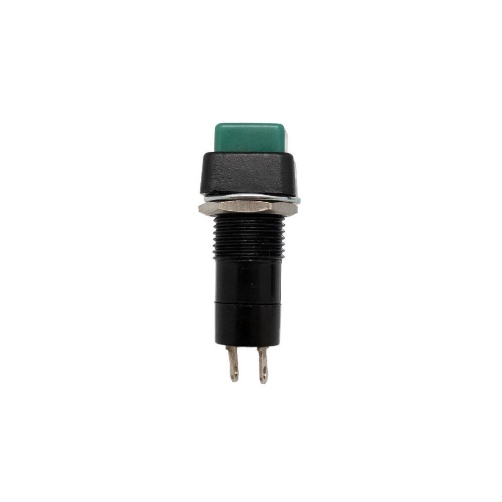 INTERRUPTOR ON-OFF QUADRADO PLASTICO VERDE