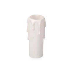 SUPORTE LAMPADA CASQ. E-14 C/ EFEITO VELA S/ CASQUILHO