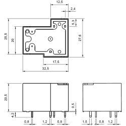 RELE ELETROMAGNETICO SPST-NO 24V 40A
