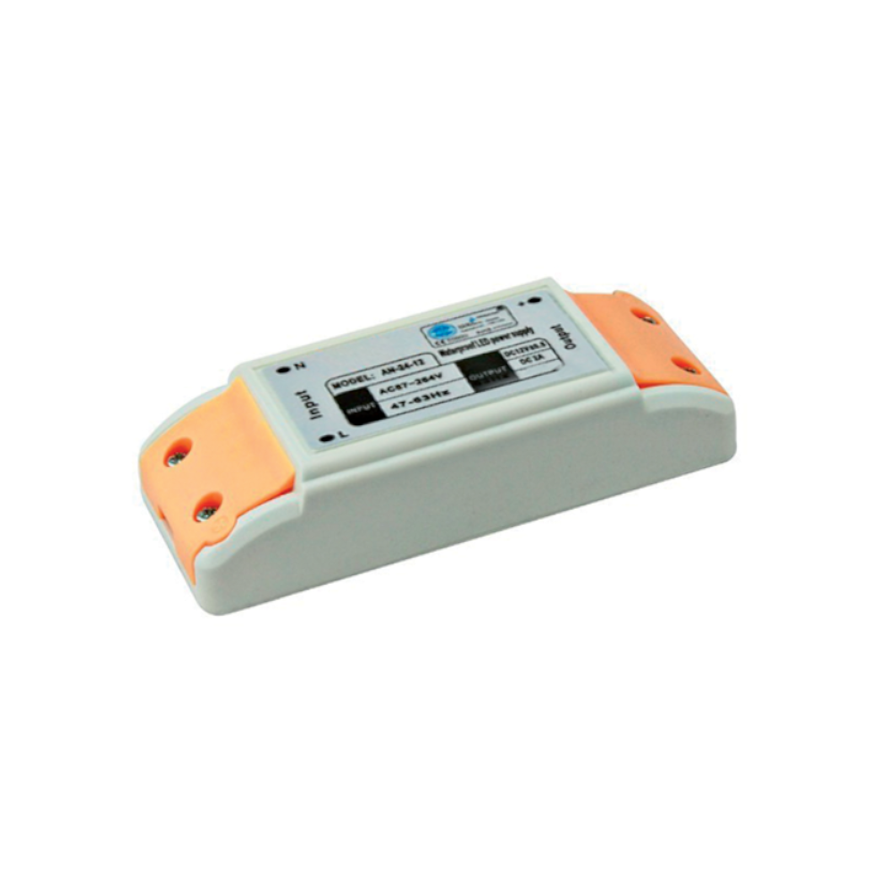 ALIMENTADOR LED 230VAC P/12VDC 2A 24W