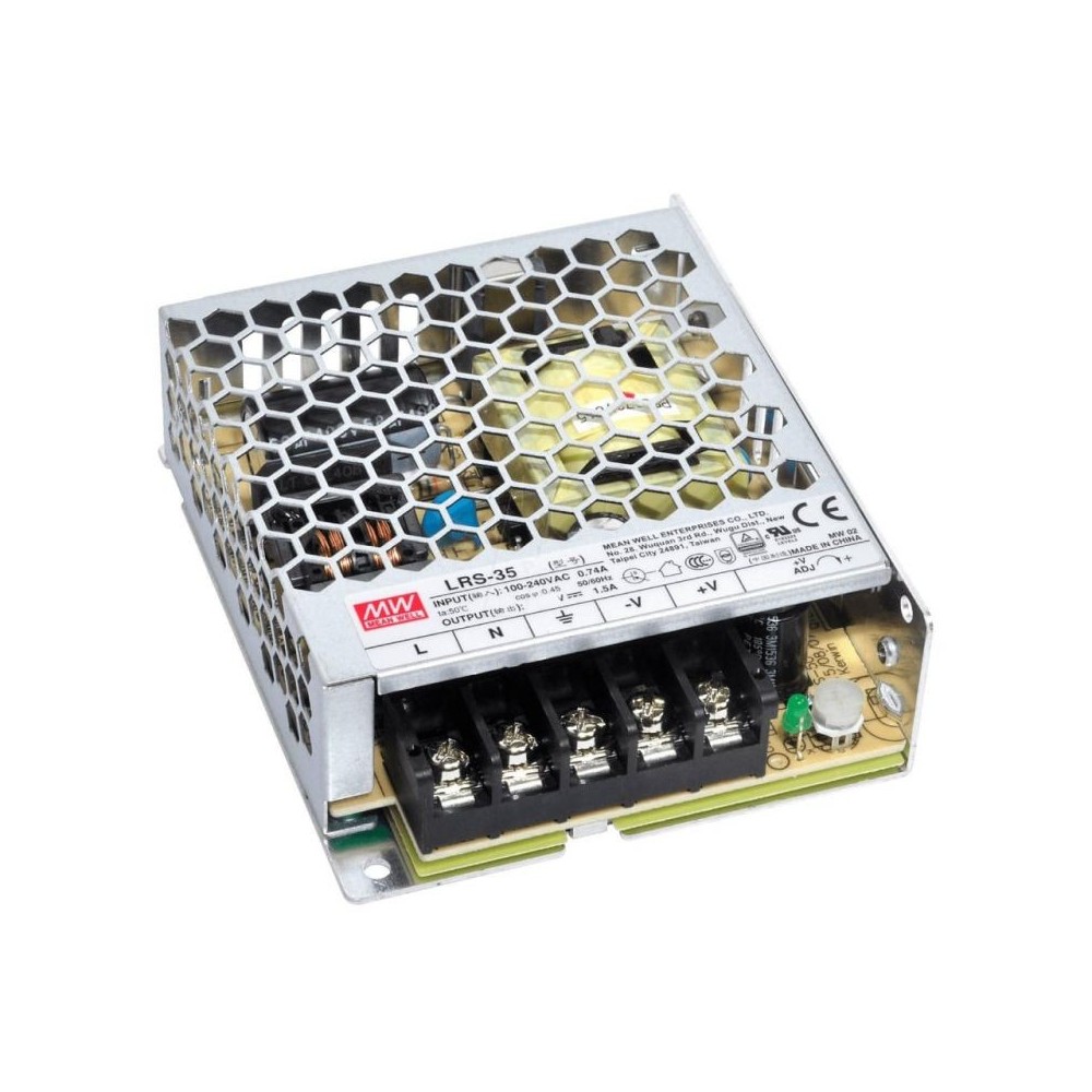 FONTE ALIMENTACAO 12VDC 3A 36W MEAN WELL