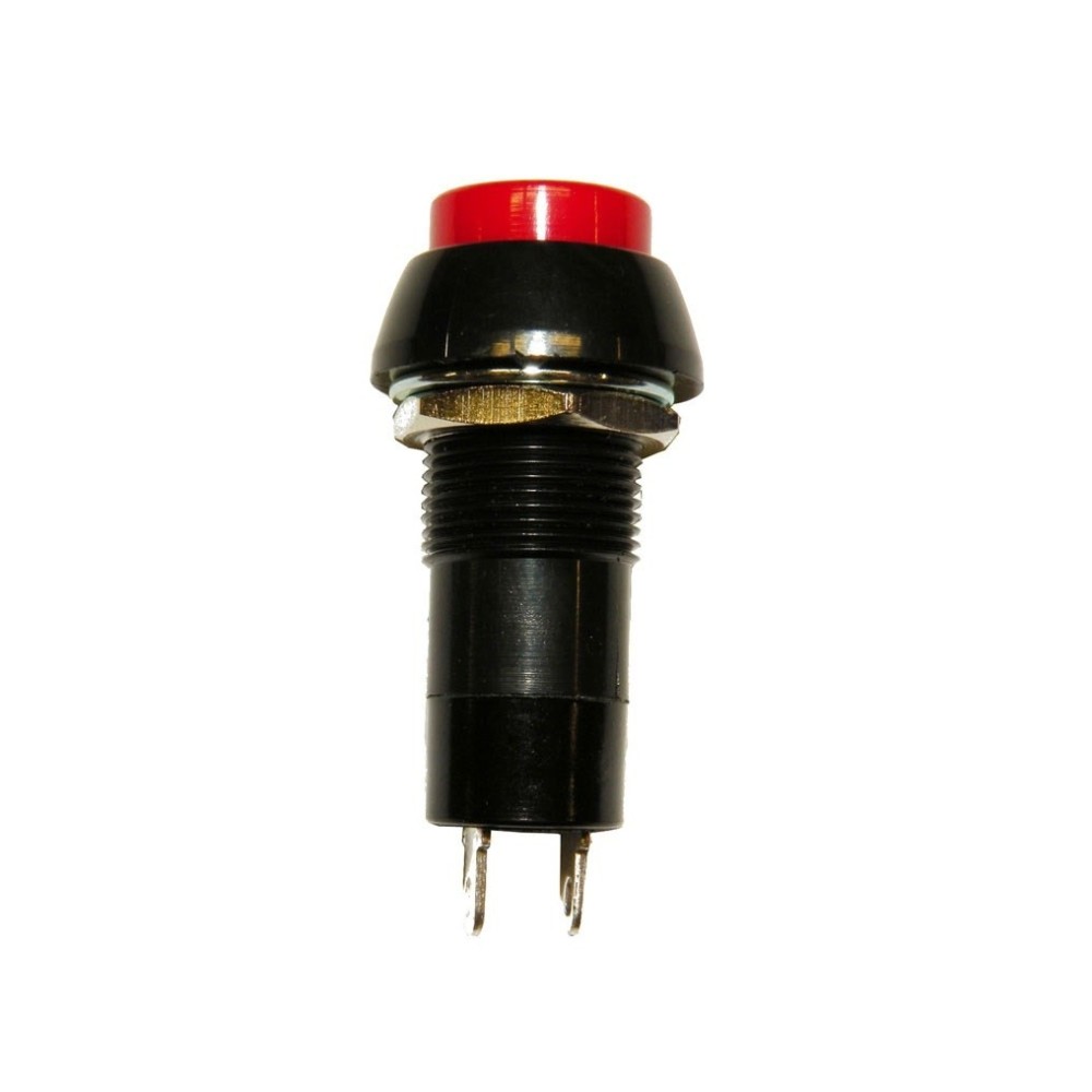 PULSADOR REDONDO NA 250V 3A VERMELHO PULSADOR REDONDO NA 250V 3A VERMELHO