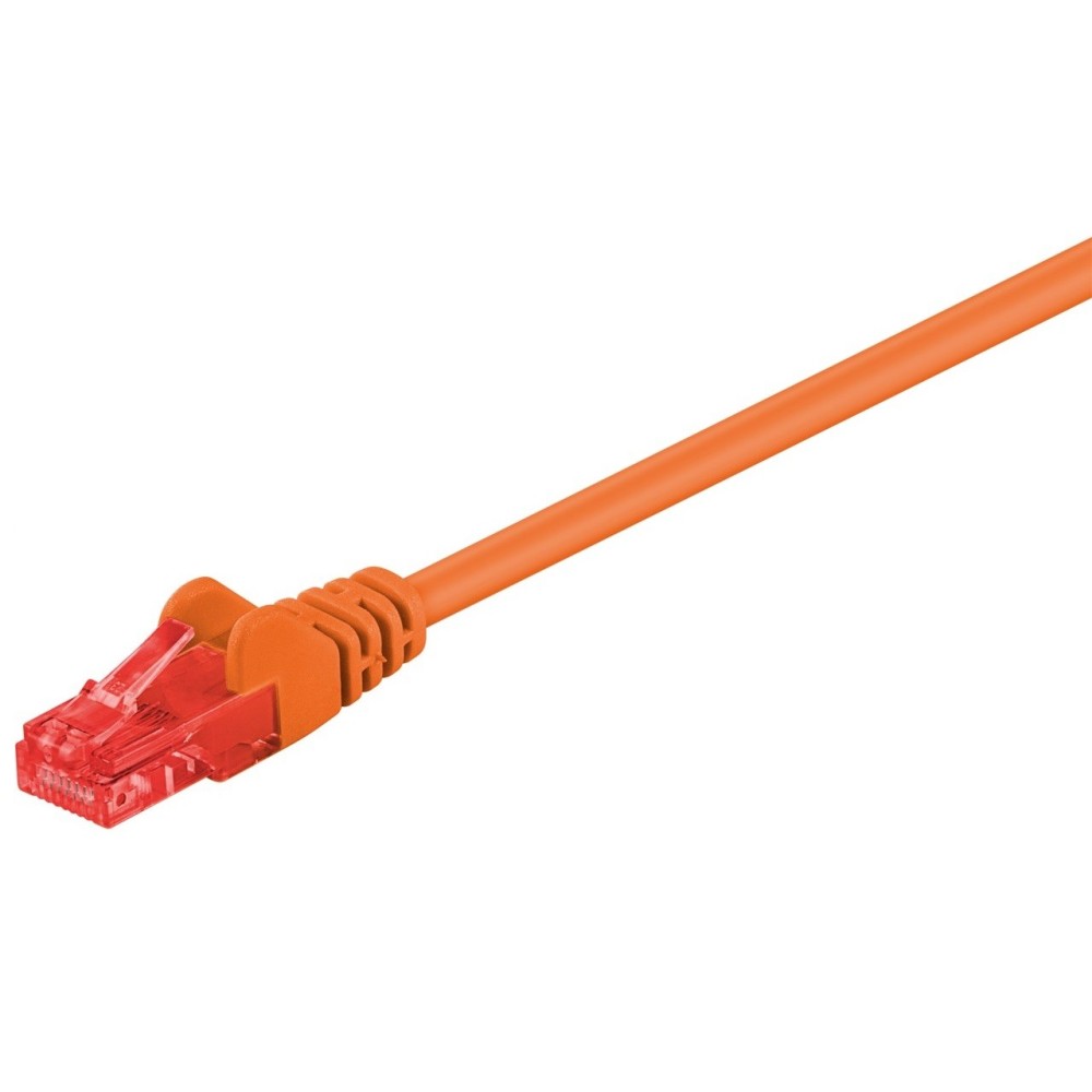 CABO REDE RJ45 CAT6 U/UTP LARANJA 10 MT