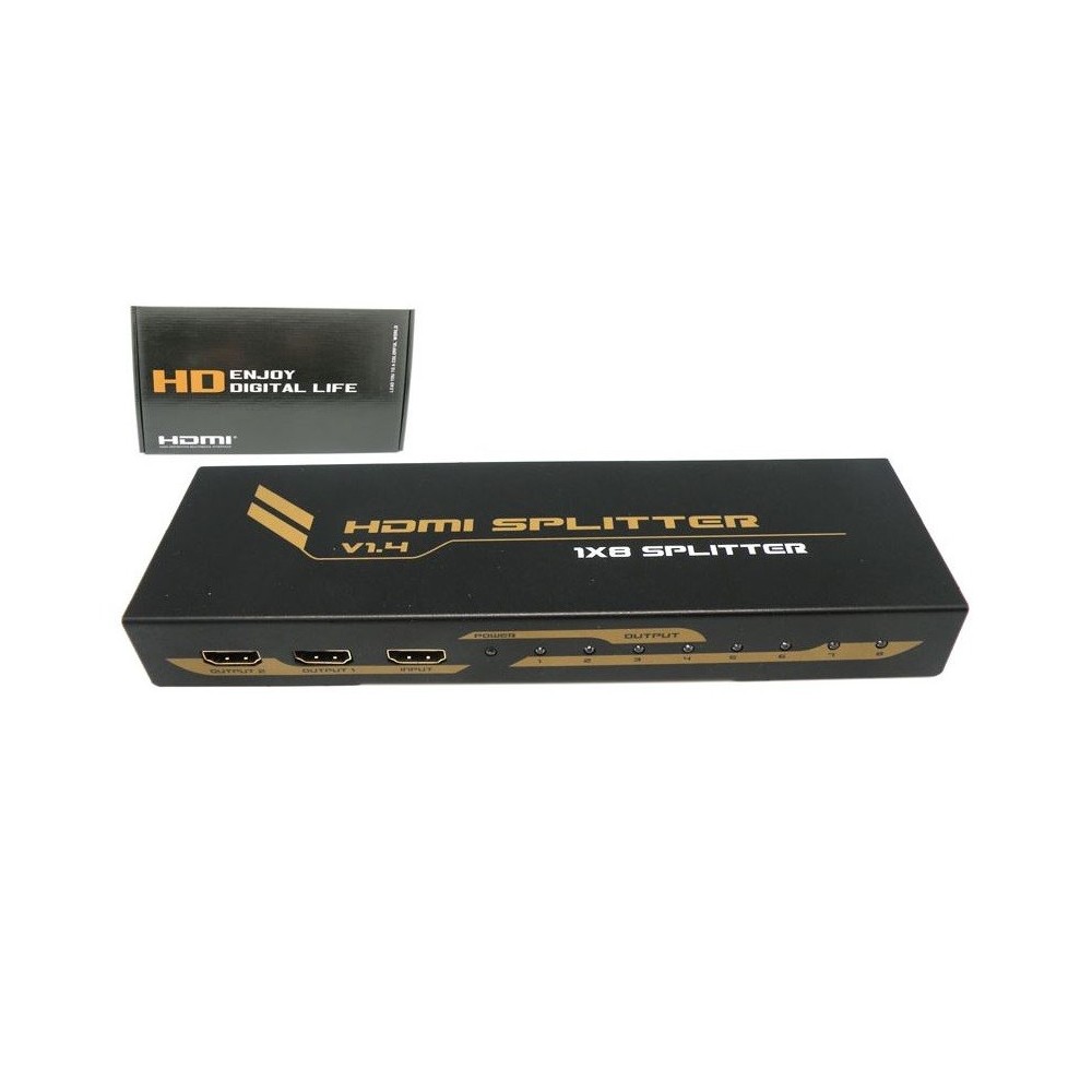 SPLITTER HDMI 1 ENTRADA 8 SAIDAS 2 e 4K