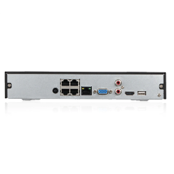 GRAVADOR NVR 4 CH 80MBPS HDMI 4K 1HDD 4 POE