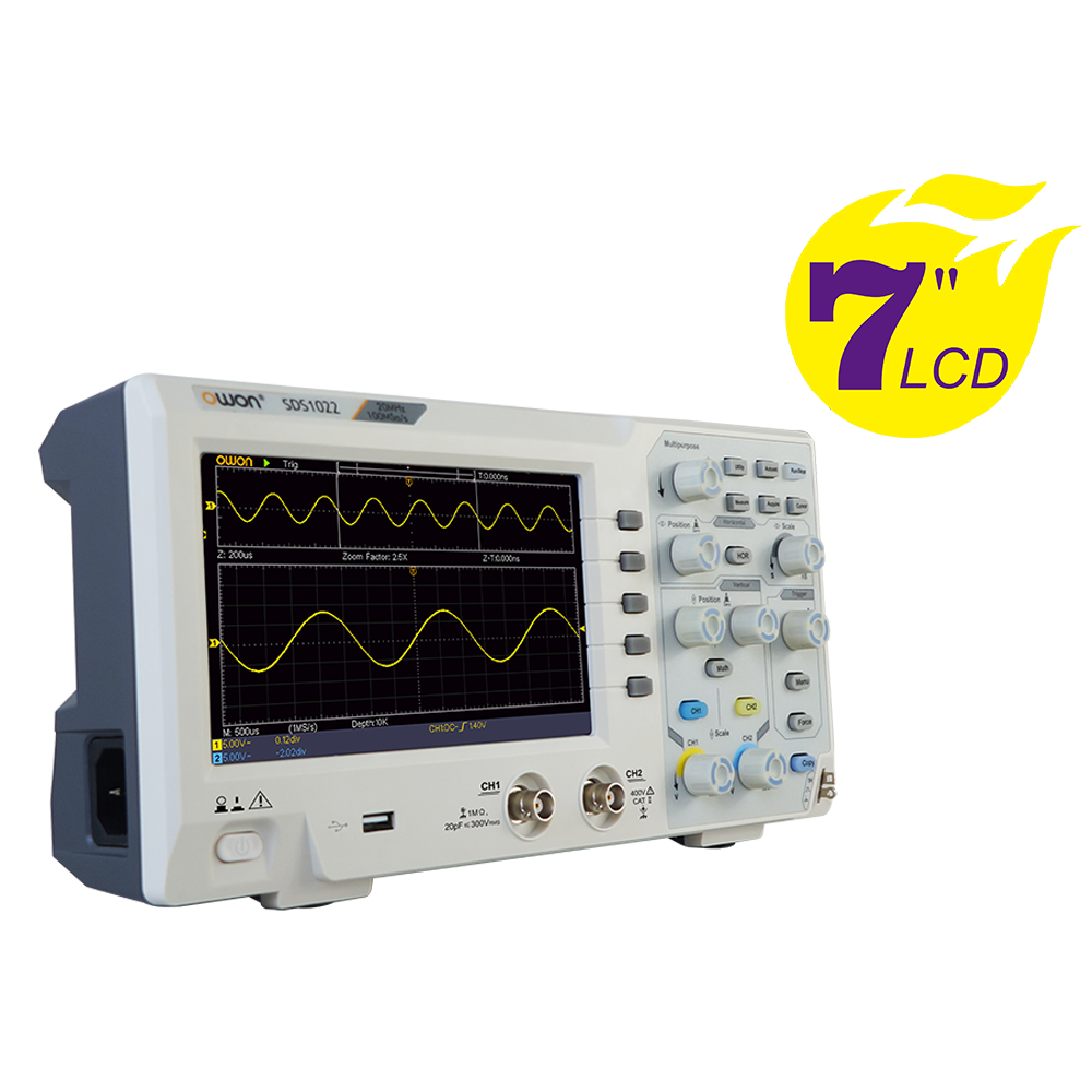 OSCILOSCOPIO 100MHZ 2 CH