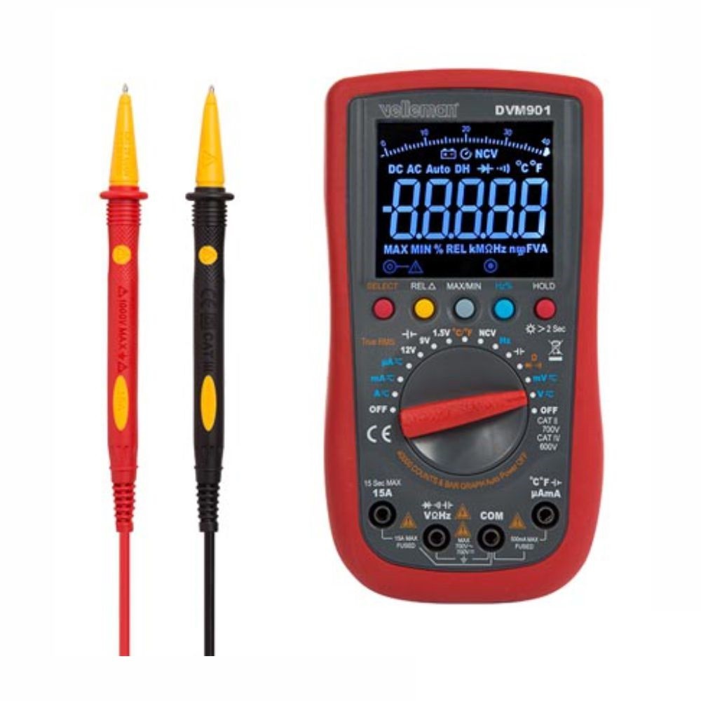 MULTIMETRO DIGITAL CAT II 700V/ CAT IV 600V 15A