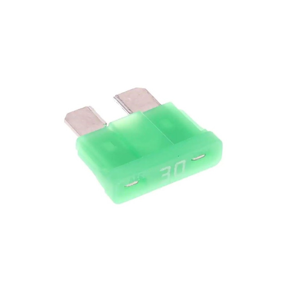 FUSIVEL AUTO GANCHO 30A VERDE C/ LED 19mm