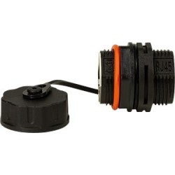 UNIAO RJ45 CAT6 FEMEA IP68 PAINEL