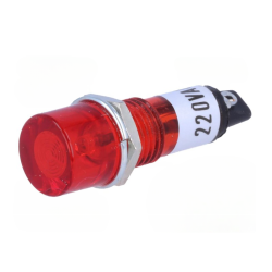 SINALIZADOR 230VAC Ø10mm VERMELHO