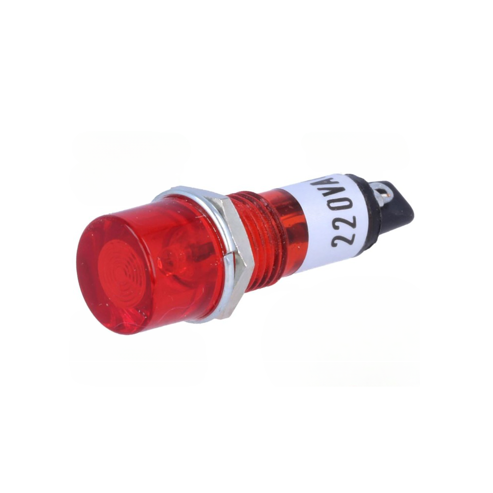 SINALIZADOR 230VAC Ø10mm VERMELHO
