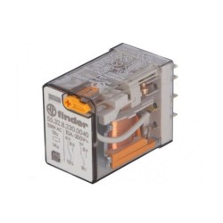 RELE ELETROMAGNETICO DPDT 230V 10A FINDER