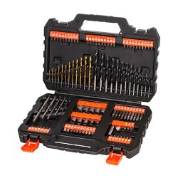 MALA 109 PECAS PARA FURAR E APARAFUSAR BLACK&DECKER