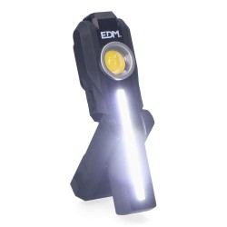 LANTERNA LED MULTIFUNCOES COM BASE MAGNETICA E GANCHO