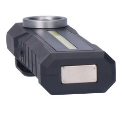 LANTERNA LED MULTIFUNCOES COM BASE MAGNETICA E GANCHO