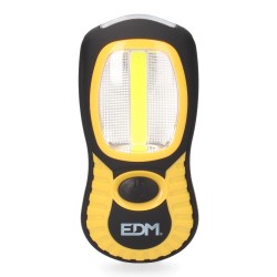 LANTERNA LED DUPLA FUNÇAO COM BASE MAGNETICA E GANCHO