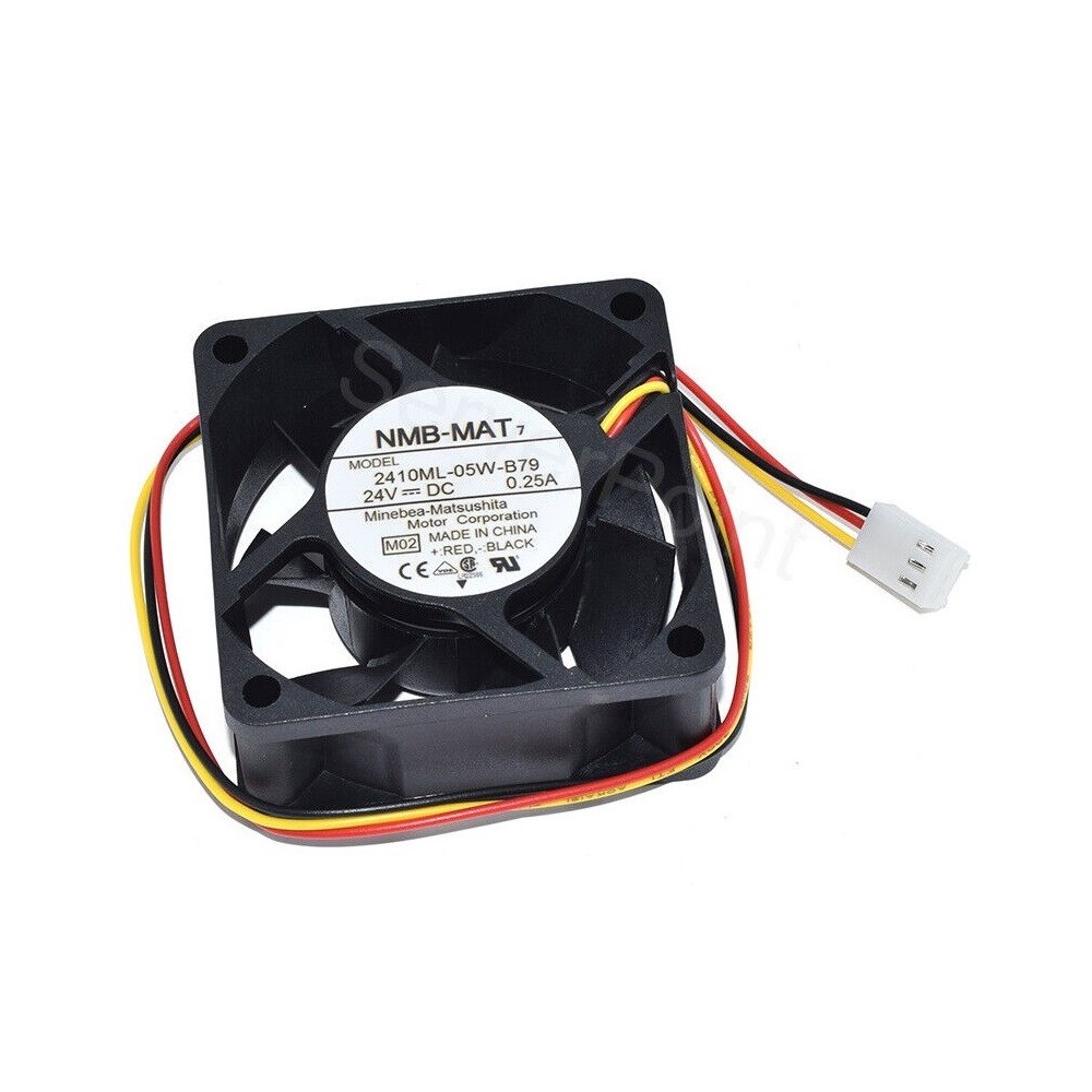 VENTILADOR 24VDC 60X60X25mm 3 FIOS  NMB TECH