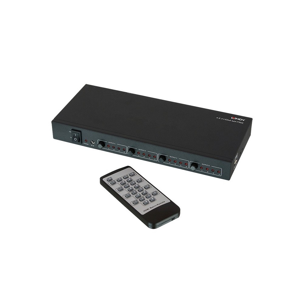 MATRIX 4X4 HDMI C/ SELECTOR MANUAL 4K