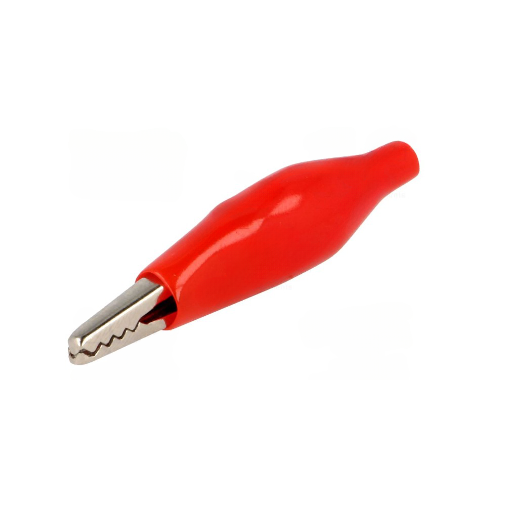 PINÇA CROCODILO MEDIA VERMELHO