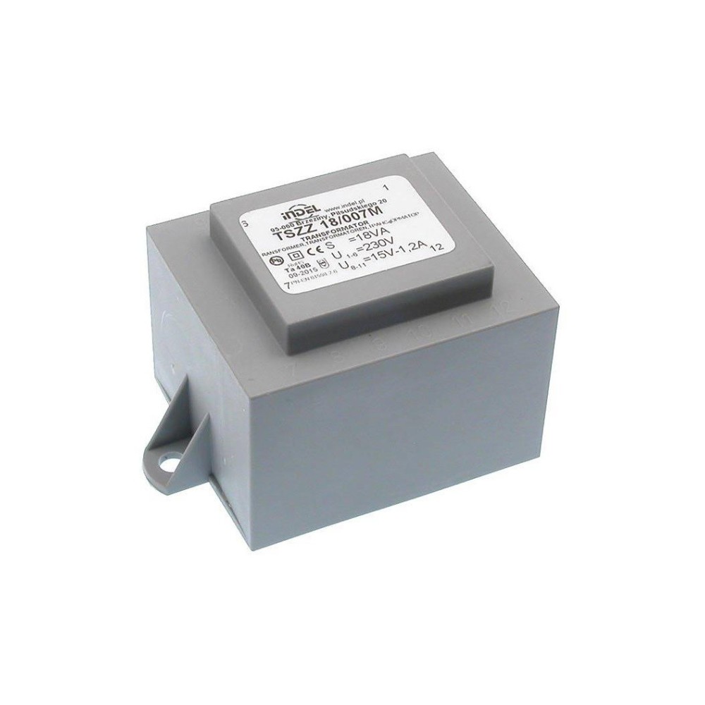 TRANSFORMADOR ENCAPSULADO 230V 15V 18VA
