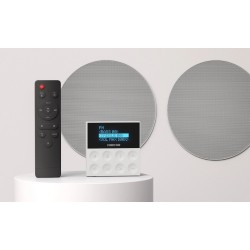 FONESTAR KS-WALL KIT AMPL. COM COMANDO USB/FM/BT 2xCOLUNAS 6"