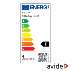 LÂMPADA LED G9 4.2W 230V 6400K 450LM