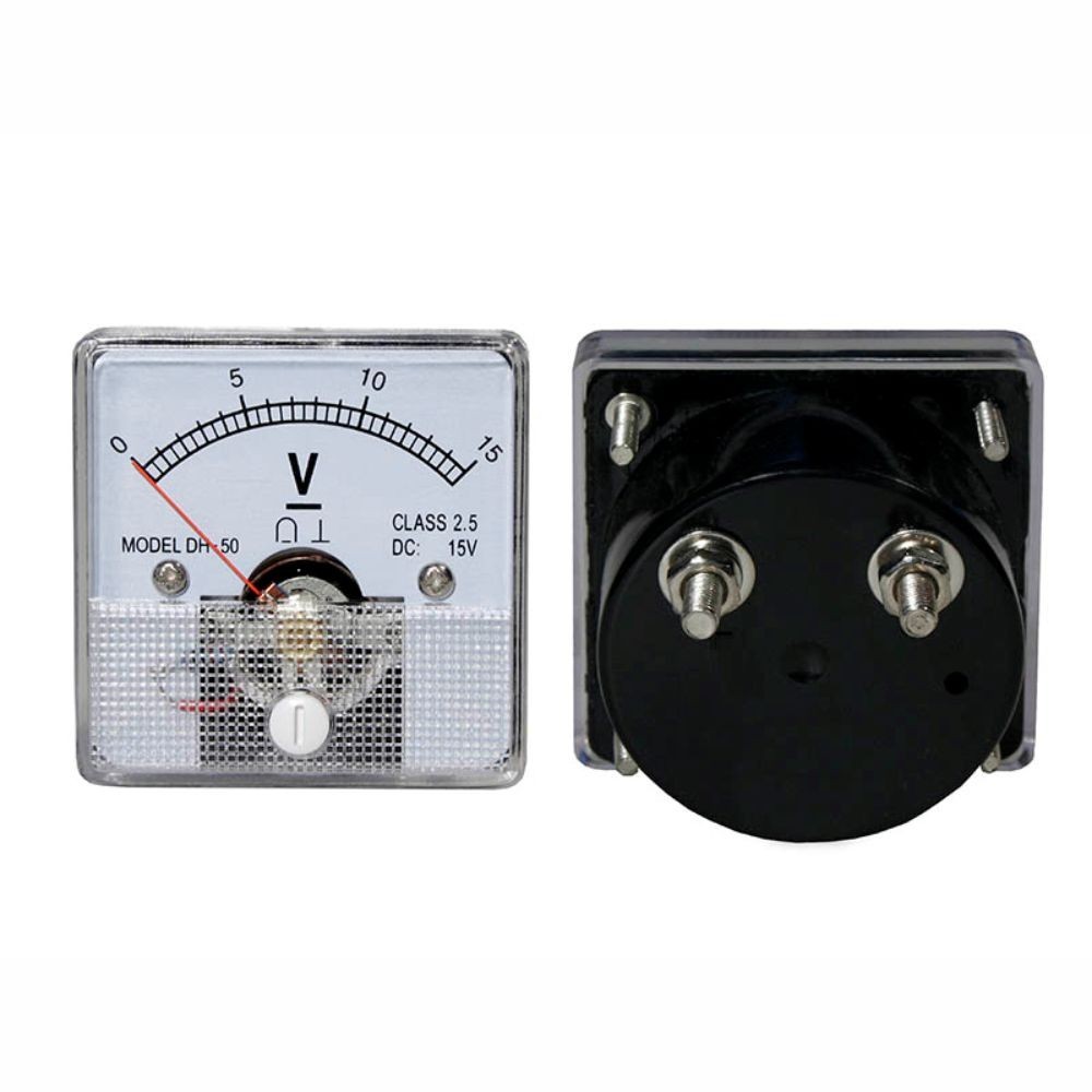 VOLTIMETRO 51X51mm 15 VDC