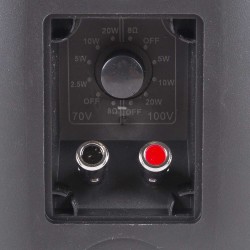 COLUNA 4" 60W 8OHM / 100V PRETA IP55