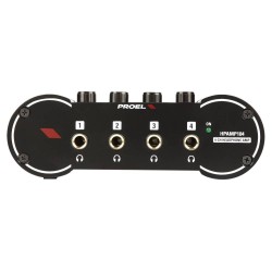 PROEL HPAMP104 AMPLIFICADOR AUSCULTADORES 4 VIAS C/ VOLUME IND.