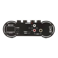 PROEL HPAMP104 AMPLIFICADOR AUSCULTADORES 4 VIAS C/ VOLUME IND.