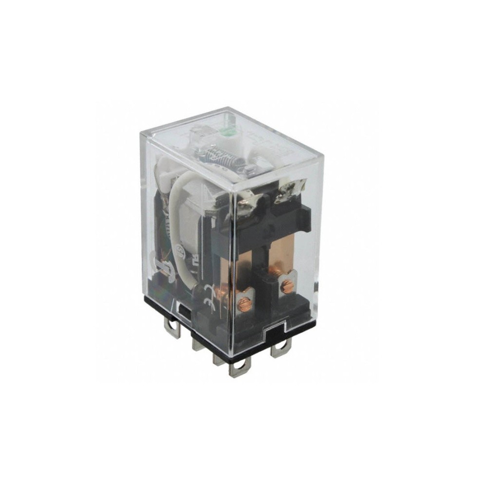 RELE ELETROMAGNETICO DPDT 24VDC 10A