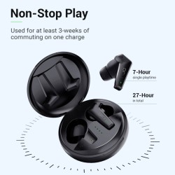 AURICULARES BLUETOOTH COM CANCELAMENTO RUIDO PRETOS DCU