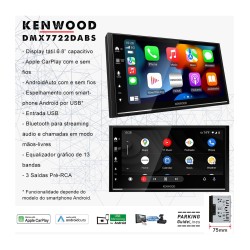 KENWOOD DMX7722DABS AUTO RADIO 2 DIN GPS CARPLAY / ANDROID