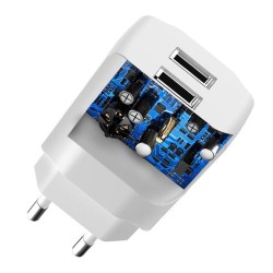 CARREGADOR DUAL USB 5V 2.4A