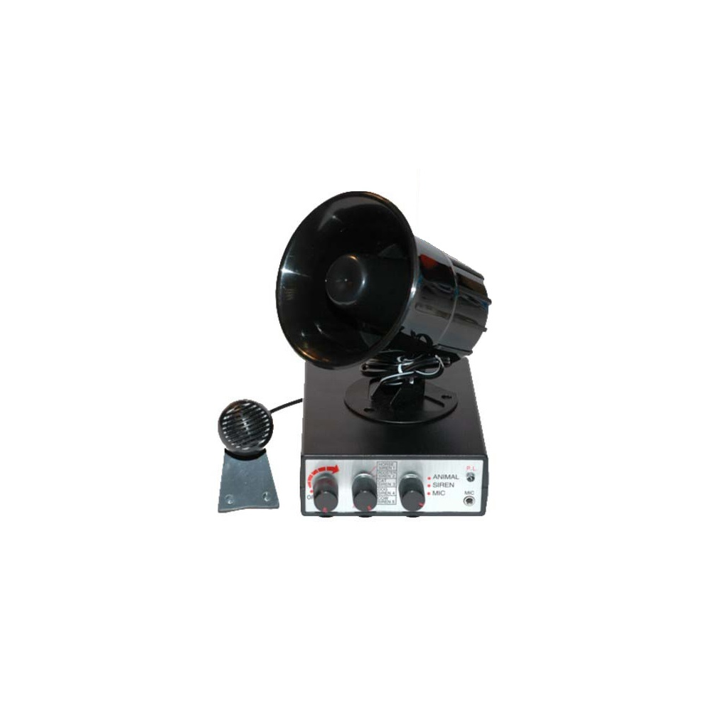 SISTEMA SIRENE 12VDC 5 ALARMES COM MICROFONE 125 dbs