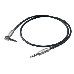 CABO PROFISSIONAL JACK 6.3 MACHO MONO / JACK 6.3 MACHO MONO CURVA 5MTS