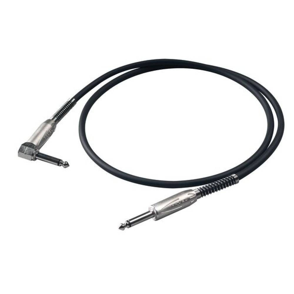 CABO PROFISSIONAL JACK 6.3 MACHO MONO / JACK 6.3 MACHO MONO CURVA 5MTS