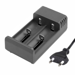 CARREGADOR PARA 2 BATERIAS LI-ION