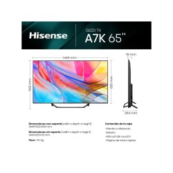 HISENSE QLED TV 65A7KQ 65" 4K SMART TV
