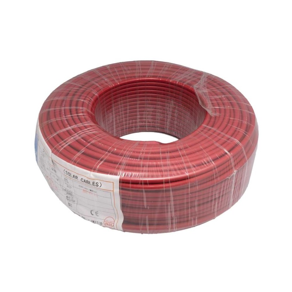 CABO PARA ENERGIA SOLAR 1X6MM VERMELHO (METRO)